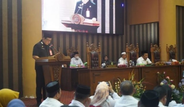 Bupati Sampaikan Jawaban atas Pandangan Umum Fraksi terhadap LPj APBD 2023