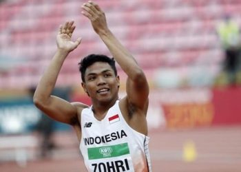 Sprinter Indonesia Lalu Muhammad Zohri Lolos Olimpiade Paris 2024