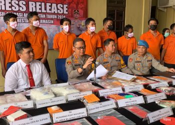 Operasi Antik 2024, Polresta Banjarmasin Sita 6,7 Kg Sabu dan 2.011 Ekstasi