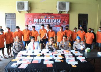 Pembobol SDN 5 Basirih Diamankan, Polisi Sita 17 Unit Laptop Berbagai Merek
