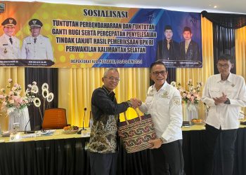 Inpektorat Gelar Sosialisasi TPTGR dan Percepatan Penyelesaian Tindak Lanjut Hasil Pemeriksaan BPK RI