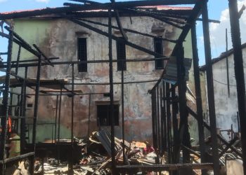 Korsleting Listrik, Rumah Kontrakan 4 Pintu Ludes Terbakar