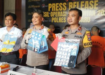 22 Tersangka Terjaring Operasi Antik Intan, 55,32 Gram Sabu dan Ribuan Butir Obat Terlarang Diamankan