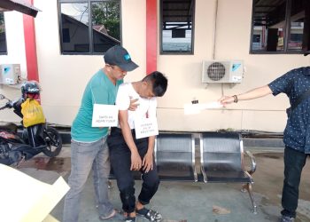 Rekonstruksi Pembunuhan di Belitung Darat Ujung, Armando Peragakan 13 Adegan