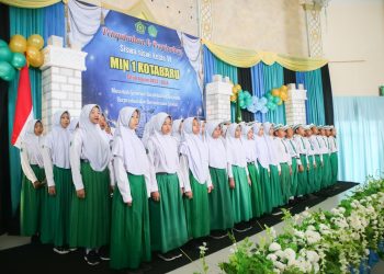 MIN 1 Kotabaru Gelar Pengukuhan dan Perpisahan
