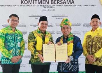 Pemkab Kotabaru dan BPKP Kalsel Teken Komitmen Wujudkan Good Governance