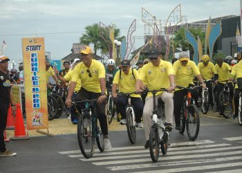 Ratusan Peserta Ikuti Fun Bike dan Pro di Kotabaru