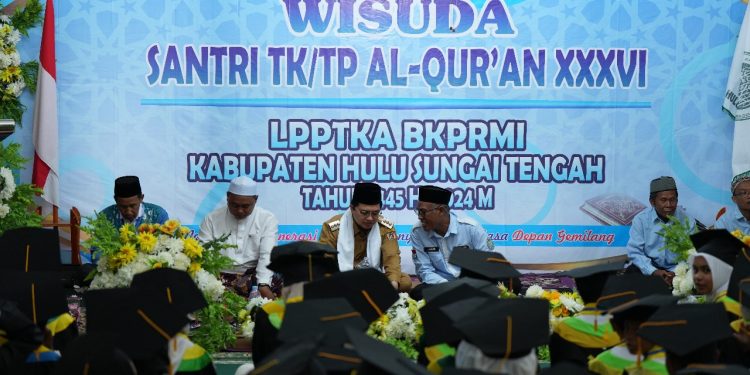 280 Santri TK-TP Al-Qur’an Diwisuda, Ini Pesan Bupati Aulia