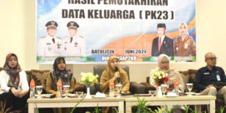 DP3AP2KB Tanbu Gelar Saresehan Hasil Pemutakhiran Data