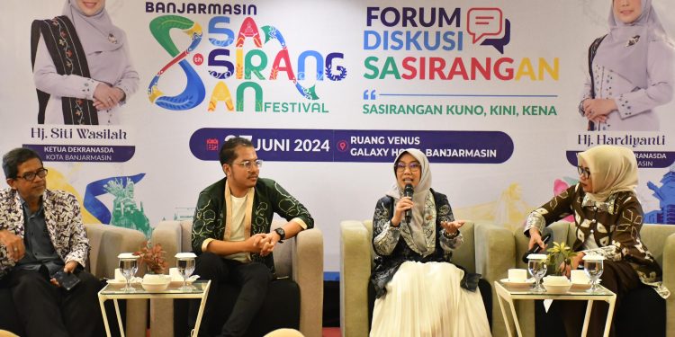 Kualitas Menjelujur Jadi Poin Penting dalam Forum Diskusi Sasirangan