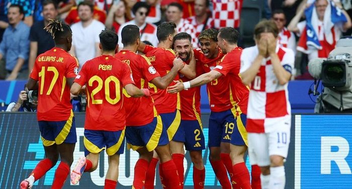 Spanyol vs Kroasia di Euro 2024: Tampil Dominan, Pasukan Luis de la Fuente Menang Telak 3-0