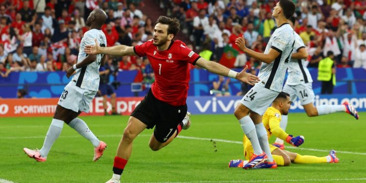 Euro 2024: Kalahkan Portugal, Khvicha Kvaratskhelia Bawa Timnas Georgia Cetak Sejarah