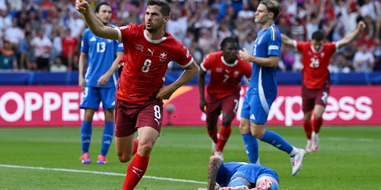 Hasil Euro 2024: Swiss ke Perempatfinal usai Bungkam Italia 2-0