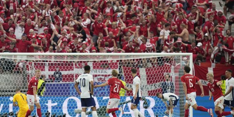 Denmark Vs Inggris di Euro 2024: Tuntas 1-1