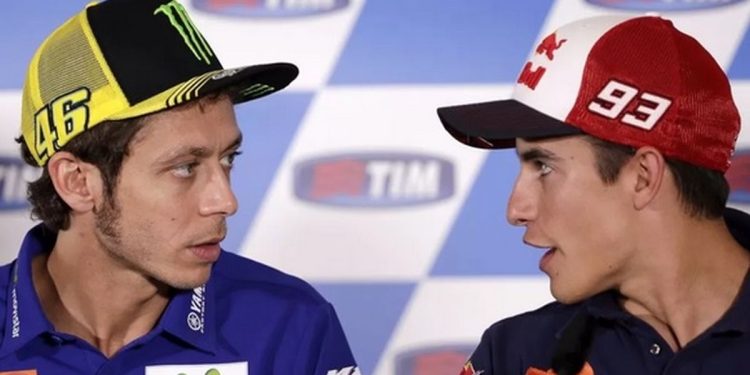 Marquez Gabung Ducati Lenovo, Valentino Rossi Panik Gelar Juara MotoGP-nya Disalip The Baby Alien?