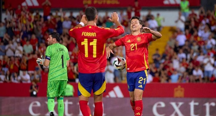 Hasil Laga Uji Coba: Oyarzabal Hattrick, Spanyol Hajar Andorra 5-0