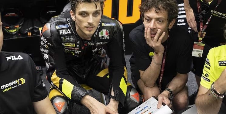 Luca Marini: Tak Ada Pembalap yang Bisa Kalahkan Pamor Valentino Rossi!