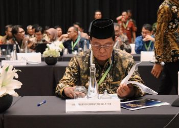 Dipimpin Menko Perekonomian, Paman Birin Ikuti Rakernas Kebijakan Satu Peta