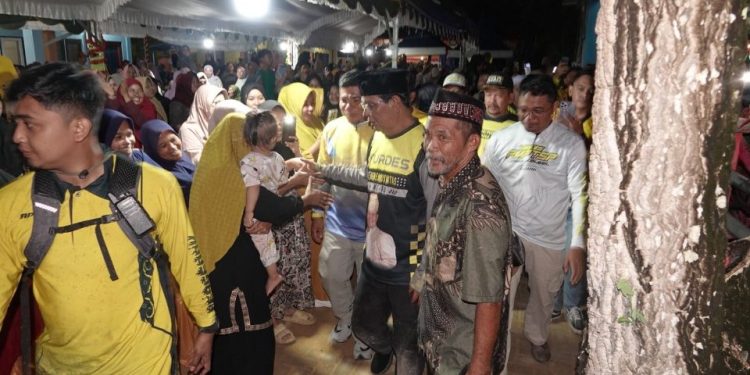 Paman Birin Disambut Ribuan Warga Sarang Tiung Kotabaru