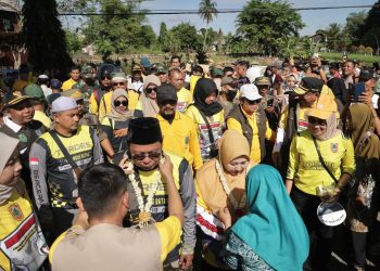 Paman Birin Turdes di HSU, Warga Terimakasih Jalan Mulus Tanpa Hambatan