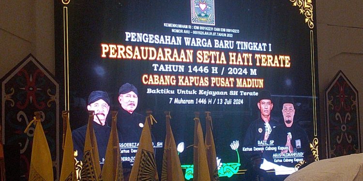 112 Warga Baru PSHT Kapuas Disahkan