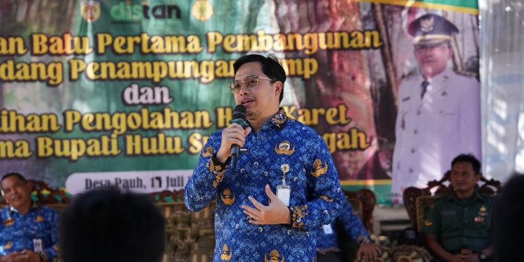 Tingkatkan Kualitas Karet, Desa Pauh Segera Miliki Gudang Penampungan Lump