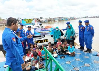 Tingkatkan Minat Baca, Satpolairud Banjarmasin Siapkan Perpustakaan Apung