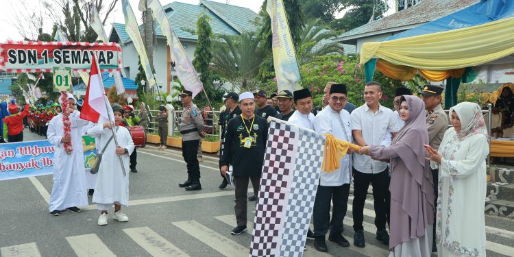Puluhan Peserta Meriahkan Lomba Pawai Bernuansa Islam