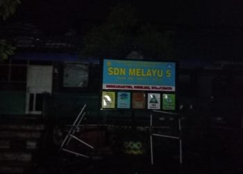 SDN Melayu 5 Banjarmasin Ludes Terbakar