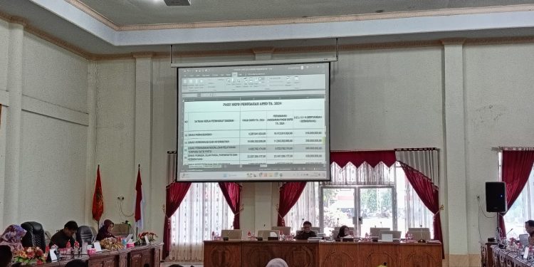 DPRD Barsel dan TAPD Bahas KUA-PPAS Perubahan 2024