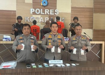 Tiga Pengedar Obat Terlarang di Pulau Laut Sigam Ditangkap