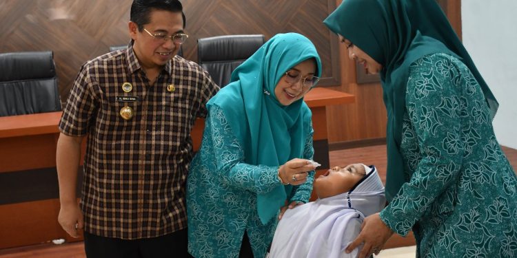 Ibnu Sina Canangkan PIN Polio dan Kawasan Tanpa Rokok