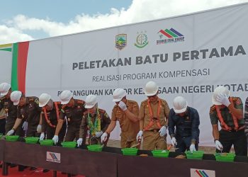Pembangunan Kantor Kejaksaan Negeri Kotabaru Dimulai