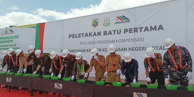 Pembangunan Kantor Kejaksaan Negeri Kotabaru Dimulai