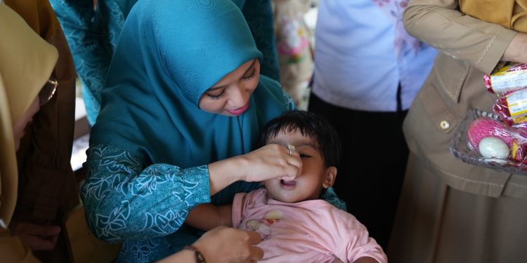 Pencanangan PIN Polio, Ini Harapan Bupati Aulia