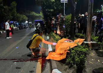 Motor Tabrak Pembatas Jalan, Anggota Polsekta Banjarmasin Barat Tewas