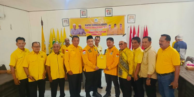 Sah! Samsul Rizal-Ustadz Rosyadi Dapat Rekom Partai Golkar di Pilkada HST
