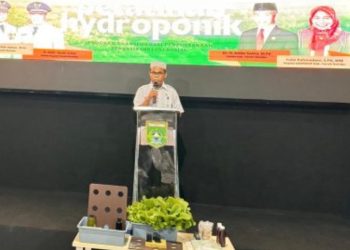 35 Peserta Ikuti Pelatihan Hydroponik di Studio Mini Dispersip