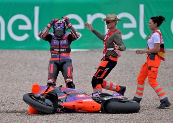 Jorge Martin Frustrasi Usai Crash Jelang Finis