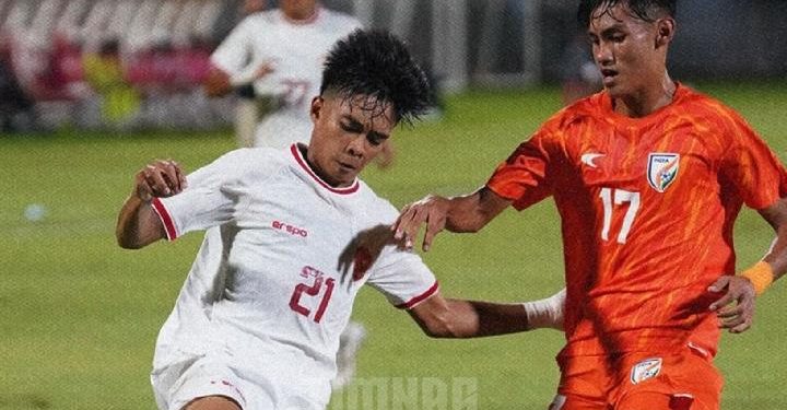 Hasil Timnas Indonesia U-17 Vs India U-17: Garuda Muda Kalah Tipis