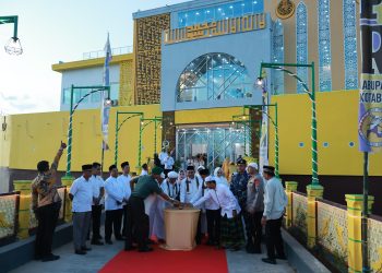 Masjid Kapal Pesiar Syaidina Ja’far dan Panggung Apung Menjulang Diresmikan