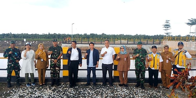 Mentan Tinjau Lumbung Pangan di Desa Bentuk Jaya Dadahup