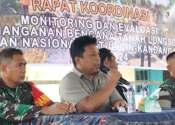 Terkait Penanganan Longsor Mantewe, BPBD Tanbu Akan Konsultasi ke Kementerian PUPR dan BNPB