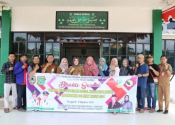 Dinsos Tanbu Kirim 12 TKSK Ikuti Bhakti Sosial di Kabupaten HST