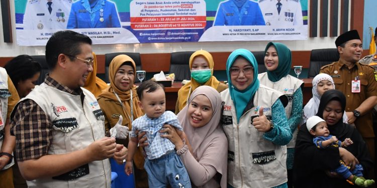 Pelaksanaan PIN Polio di Banjarmasin Catatkan Tren Positif, Sejumlah Puskesmas Lebihi Target