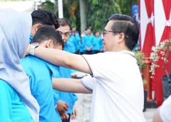 Ibnu Sina Lepas Kontingen PAM Bandarmasih Menuju PORPAMNAS VIII Makassar