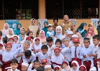 Ketua TP PKK HST Gencar Sosialisasikan Gerakan Makan Sayur dan Buah