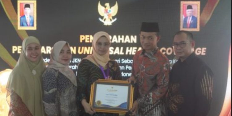 Cakupan Capai 100 Persen, Tanbu Raih UHC Awards Kategori Pratama