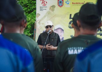 Paman Birin Lepas Lomba Gerak Jalan 20 Km, Tiap Regu Diberi Rp5 Juta