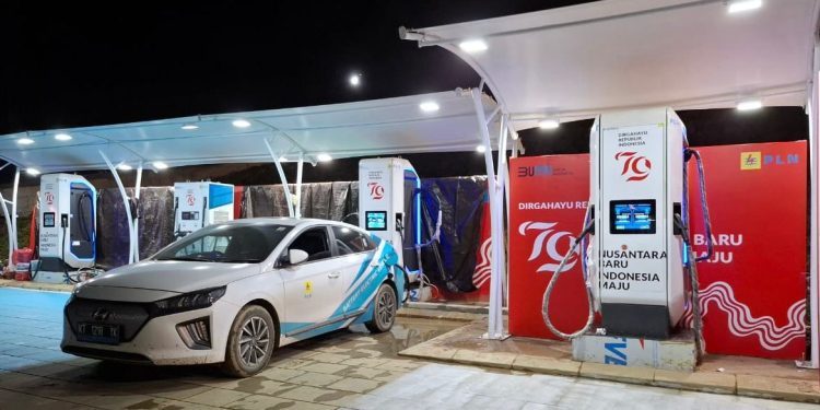 Mantap! 18 Unit SPKLU PLN Siap Layani Kendaraan Listrik HUT RI di IKN